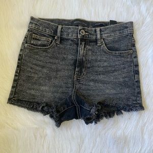 Kendall + Kylie black shorts high rise